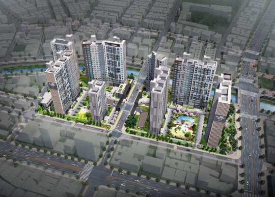 보문 리슈빌 하우트 조감도. <계룡건설 제공>